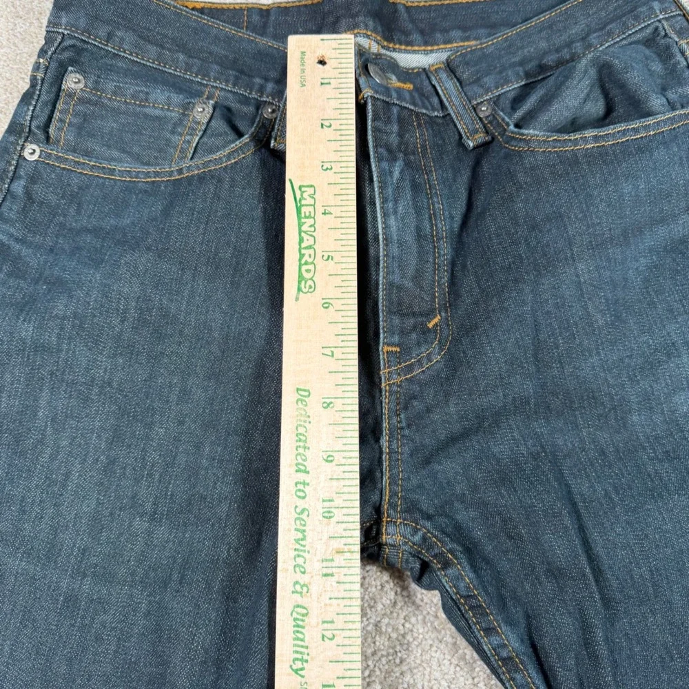 Levi's 502 Regular Taper Jeans Mens 32x29 (FITS 32x27) Hemmed Denim Pants